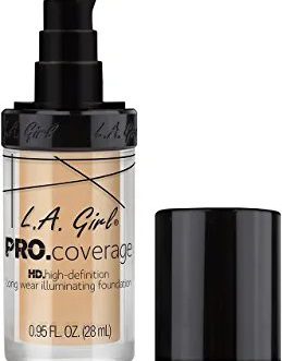 LA Girl Pro Coverage HD Long Wear Illuminating Foundation – GLM644 – Natural