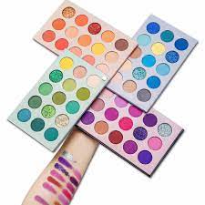 60 Colors Eye Shadow Plate 4 Layer Rotating Pearl Waterproof Long Lasting Makeup