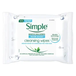Simple Kind to Skin Cleansing Facial Wipes (25 Wipes)