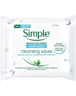 Simple Kind to Skin Cleansing Facial Wipes (25 Wipes)